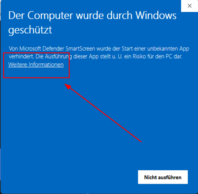 Schritt 1: Weitere Informationen